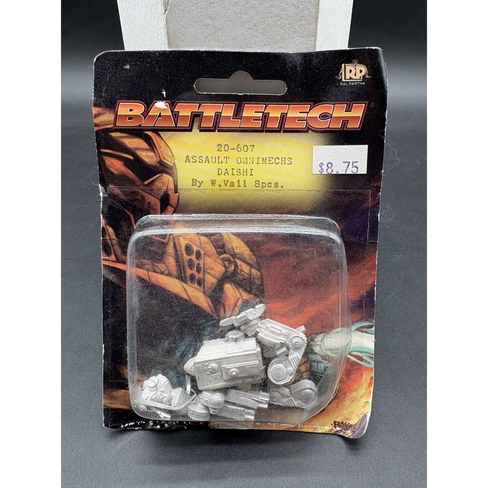Ral Partha BattleTech Assault Omnimech Daishi 20-607 New Old Stock Sealed 8pc